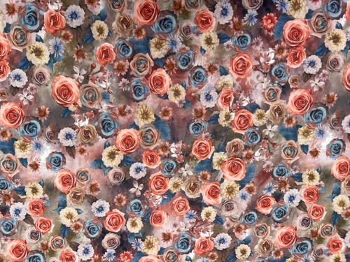 Vintage rose floral print - vintage,