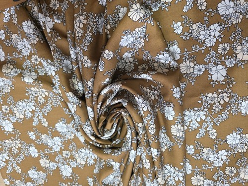 100 viscose fabric - , floral