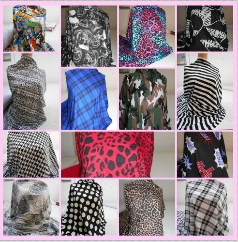 Print viscose fabric - viscose,