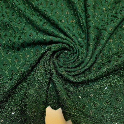 Bottle green viscose material - bottle,