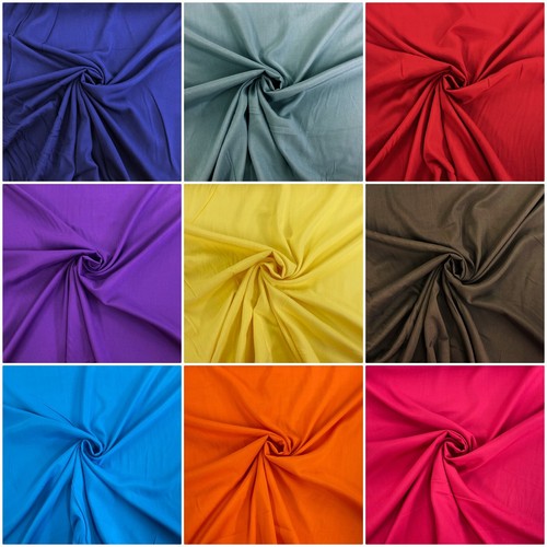 Plain viscose fabric challis - viscose, challis/