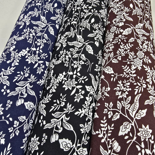 Viscose challis fabric - challis,