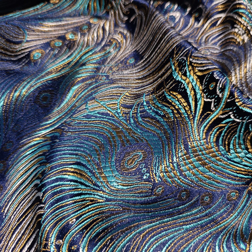 Brocade fabric viscose - brocade,