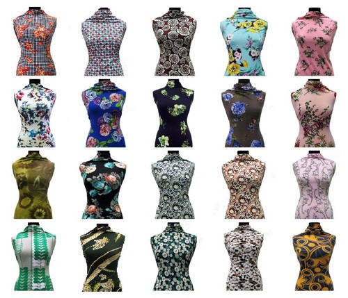 Way stretch floral cotton - 4,