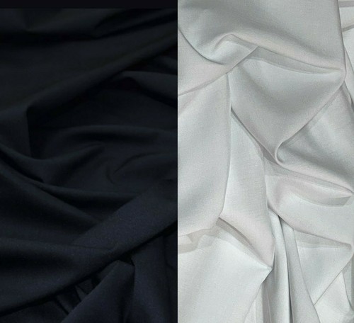 Plain poly viscose - poly, fabric