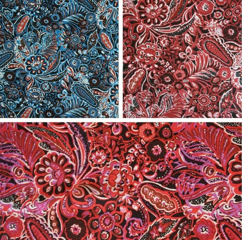 100 viscose rayon paisley - 100%,