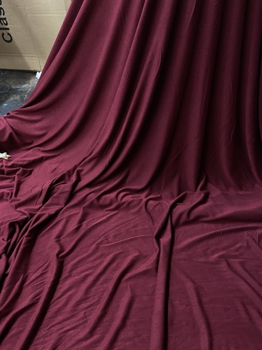 Deep burgundy maroon viscose - burgundy,