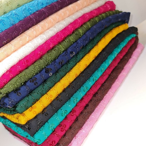 100 viscose broderie anglais - viscose,