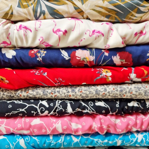 Rayon viscose challis fabric - challis,