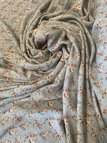 Floral viscose rayon fabric - floral,