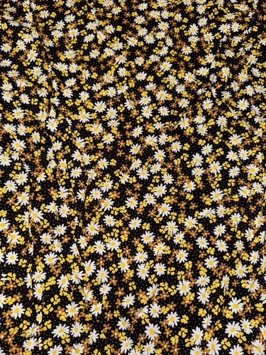 Mtr black yellow daisy - 1, black/yellow
