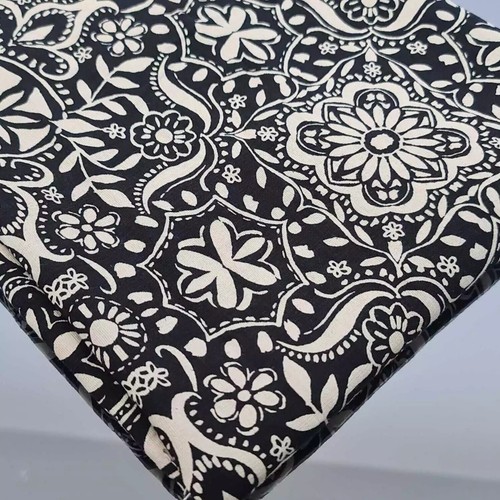 Viscose challis fabric mandala - fabric,