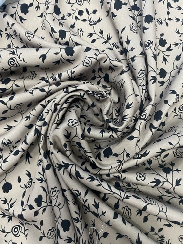 Floral viscose fabric - fabric, dress