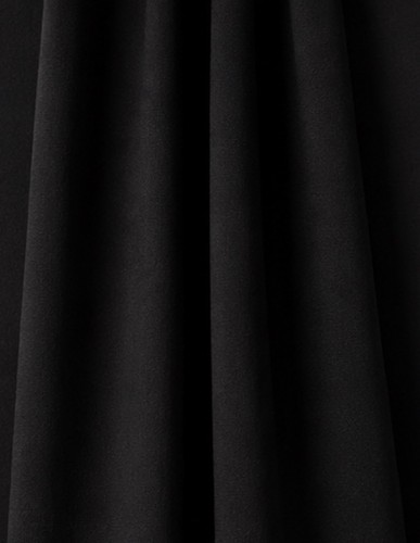 Metres soft black viscose - metres,