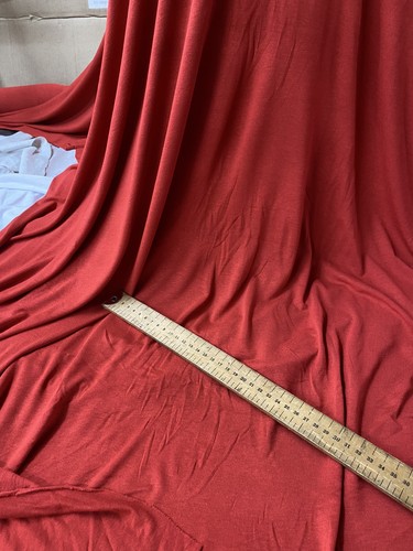 Bright rust red viscose - bright,