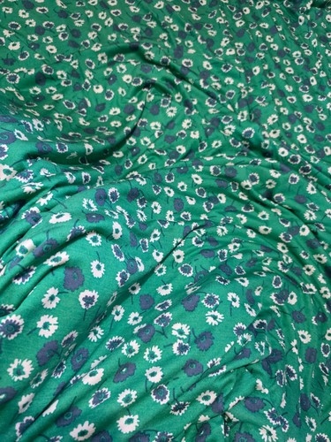3metre printed green floral - 3metre,