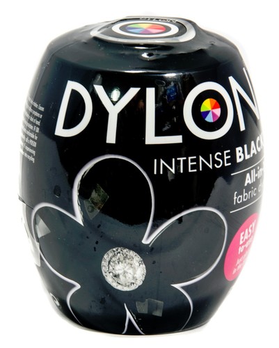 Intense black fabric - black,