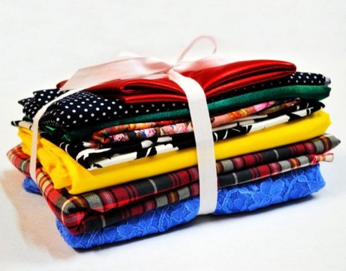 Assorted fabric material end - fabric,