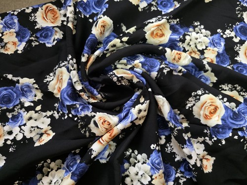 Metres black 100 - 3, viscose